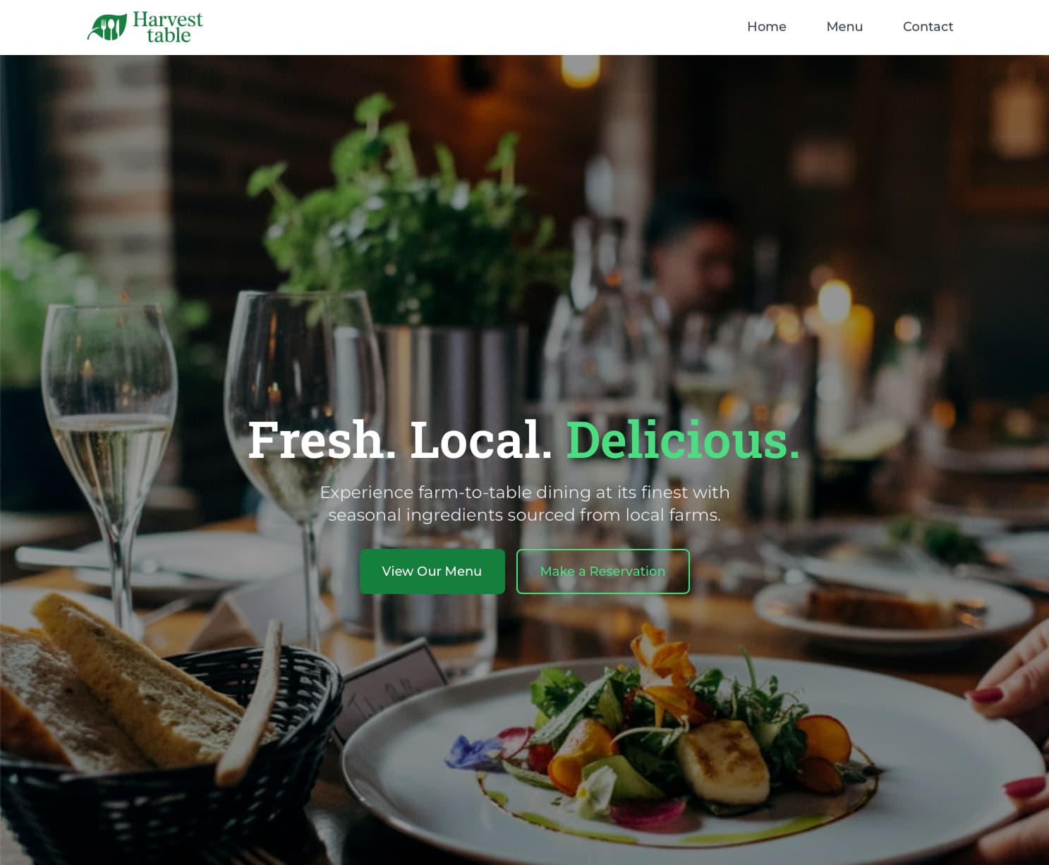 Restaurant Website
